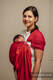 Ring Sling, Herringbone Weave (100% cotton) - with gathered shoulder - LITTLE HERRINGBONE SEDONA - standard 1.8m #babywearing