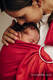 Ring Sling, Herringbone Weave (100% cotton) - with gathered shoulder - LITTLE HERRINGBONE SEDONA - standard 1.8m #babywearing