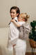 Lenny Buckle Onbuhimo PRO baby carrier, preschool size, broken-twill weave (100% cotton) - PEANUT BUTTER #babywearing