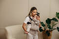 LennyGo Ergonomic Carrier, Baby Size, broken-twill weave 100% cotton - PEANUT BUTTER #babywearing