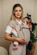 WRAP-TAI carrier Mini, broken-twill weave - 100% cotton - with hood - PEANUT BUTTER #babywearing