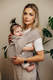 WRAP-TAI carrier Mini, broken-twill weave - 100% cotton - with hood - PEANUT BUTTER #babywearing