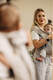 WRAP-TAI carrier Mini, broken-twill weave - 100% cotton - with hood - PEANUT BUTTER #babywearing