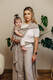 WRAP-TAI carrier Mini, broken-twill weave - 100% cotton - with hood - PEANUT BUTTER #babywearing