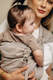 WRAP-TAI carrier Mini, broken-twill weave - 100% cotton - with hood - PEANUT BUTTER #babywearing