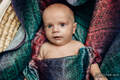 Mulldecke - PEACOCK'S TAIL - BLACK OPAL SMOKY (grad B) #babywearing