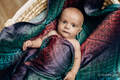 Mulldecke - PEACOCK'S TAIL - BLACK OPAL SMOKY (grad B) #babywearing