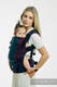 LennyUpGrade PRO - verstelbare draagzak, Maat Standaard, PEACOCK'S TAIL - BLACK OPAL  #babywearing