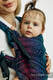 LennyUpGrade PRO - verstelbare draagzak, Maat Standaard, PEACOCK'S TAIL - BLACK OPAL  #babywearing