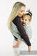 RingSling, Jacquardwebung (100% Baumwolle), mit Raffung an den Ringen - POLKA DOTS - PLOP - standard 1.8m #babywearing