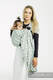 RingSling, Jacquardwebung (100% Baumwolle), mit Raffung an den Ringen - POLKA DOTS - PLOP - standard 1.8m #babywearing