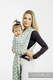 Baby Wrap, Jacquard Weave (100% cotton) - POLKA DOTS - PLOP - size XS #babywearing