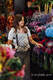 LennyLight Carrier, Standard Size, jacquard weave 100% cotton - POLKA DOTS - PLOP #babywearing