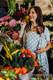 Fular, tejido jacquard (100% algodón) - POLKA DOTS - PLOP - talla S #babywearing