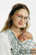 Baby Wrap, Jacquard Weave (100% cotton) - POLKA DOTS - PLOP - size XS #babywearing