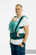 LennyUpGrade PRO - justerbar bæresæle, Størrelse Standard, LITTLE HERRINGBONE - OMBRE GREEN  #babywearing