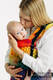 LennyUpGrade PRO Tragehilfe, Größe Standard, Jacquardwebung, 100% Baumwolle - RAINBOW LOTUS  #babywearing