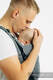 LennyUpGrade PRO - justerbar bæresæle, Størrelse Standard, LITTLE HERRINGBONE - OMBRE GREY  #babywearing