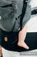 LennyUpGrade PRO - justerbar bæresæle, Størrelse Standard, LITTLE HERRINGBONE - OMBRE GREY  #babywearing