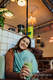 Baby Sling, Broken Twill Weave, (100% cotton) - MATCHA - size M #babywearing