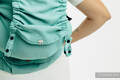 LennyPreschool Carrier, Preschool Size, broken - twill weave 100% cotton - MATCHA #babywearing