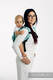 Lenny Buckle Onbuhimo PRO baby carrier, standard size, broken-twill weave (100% cotton) - MATCHA #babywearing
