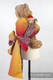 Doll Sling, Jacquard Weave, 100% cotton - ROYAL INDIAN PEACOCK #babywearing