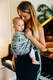 Żakardowa chusta do noszenia dzieci, 100% bawełna - MELODY - POLONAISE - rozmiar XS #babywearing