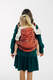 LennyPreschool Tragehilfe, Größe Preschool, Jacquardwebung, 100% Baumwolle - PEACOCOK'S TAIL - HOLIDAY #babywearing