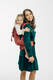 LennyPreschool Tragehilfe, Größe Preschool, Jacquardwebung, 100% Baumwolle - PEACOCOK'S TAIL - HOLIDAY #babywearing