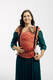 Porte-bébé LennyUpGrade PRO, taille standard, jacquard, 100% coton - PEACOCK'S TAIL - HOLIDAY #babywearing