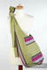 Hobo Bag made of woven fabric, 100% cotton  - LIME & KHAKI #babywearing