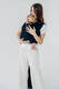 Stretchy/Elastic Baby Sling - Black - standard size 5.0 m (grade B) #babywearing