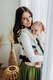 LennyLight Carrier, Standard Size, jacquard weave (68% cotton, 27% merino wool, 5% cashmere) - HERBARIUM - AMBRA #babywearing