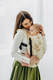 LennyLight Carrier, Standard Size, jacquard weave (68% cotton, 27% merino wool, 5% cashmere) - HERBARIUM - AMBRA #babywearing