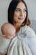 Bandolera de anillas - 50% algodón, 25% cáñamo, 25% lyocell - sarga cruzada - AIRY - standard 1.8m #babywearing