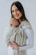Bandolera de anillas - 50% algodón, 25% cáñamo, 25% lyocell - sarga cruzada - AIRY - standard 1.8m #babywearing