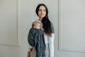 Fascia ad anelli, tessitura Jacquard (100% cotone), spalla aperta - WILD SOUL - COCOON - taglia standard 1.8m #babywearing