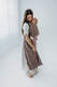Chusta do noszenia dzieci, elastyczna - Mocha - rozmiar standardowy 5.0 m (drugi gatunek) #babywearing