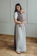 Chusta do noszenia dzieci, elastyczna - Mocha - rozmiar standardowy 5.0 m (drugi gatunek) #babywearing