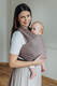 Chusta do noszenia dzieci, elastyczna - Mocha - rozmiar standardowy 5.0 m (drugi gatunek) #babywearing