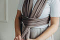 Chusta do noszenia dzieci, elastyczna - Mocha - rozmiar standardowy 5.0 m (drugi gatunek) #babywearing