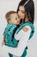 LennyUpGrade PRO Carrier, Standard Size, herringbone weave 100% cotton - LITTLE HERRINGBONE OMBRE GREEN  #babywearing
