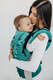 LennyUpGrade PRO Carrier, Standard Size, herringbone weave 100% cotton - LITTLE HERRINGBONE OMBRE GREEN  #babywearing