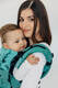 LennyUpGrade PRO Carrier, Standard Size, herringbone weave 100% cotton - LITTLE HERRINGBONE OMBRE GREEN  #babywearing