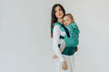 LennyUpGrade PRO Carrier, Standard Size, herringbone weave 100% cotton - LITTLE HERRINGBONE OMBRE GREEN  #babywearing