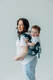 Nosidło Klamrowe Onbuhimo PRO z tkaniny żakardowej (100% wiskoza bambusowa), rozmiar Standard - BIRDY - SKYWARD #babywearing