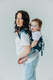 Nosidło Klamrowe Onbuhimo PRO z tkaniny żakardowej (100% wiskoza bambusowa), rozmiar Standard - BIRDY - SKYWARD #babywearing
