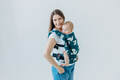 Nosidełko LennyLight z tkaniny żakardowej 100% wiskoza bambusowa, rozmiar standard - BIRDY - SKYWARD #babywearing