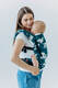Nosidełko LennyLight z tkaniny żakardowej 100% wiskoza bambusowa, rozmiar standard - BIRDY - SKYWARD #babywearing